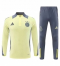 Sweat zippé Ajax+pantalon jaune gris 2024/2025