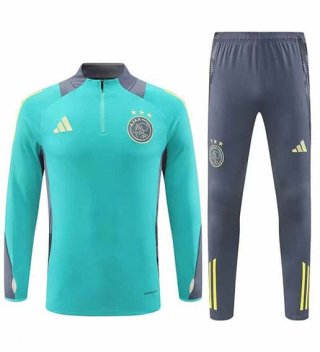 Sweat zippé Ajax+pantalon vert gris 2024/2025