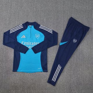 Sweat zippé Arsenal+pantalon 2025-2026 bleu