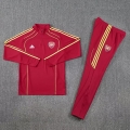Sweat zippé Arsenal+pantalon 2025-2026 rouge