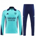 Sweat zippé Arsenal+pantalon vert bleu 2024/25