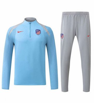 Sweat zippé Atlético Madrid+pantalon bleu gris 2024/2025