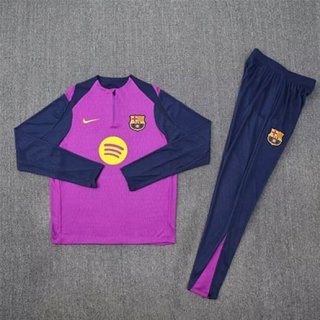 Sweat zippé Barcelone pantalon 2025-26 violet bleu