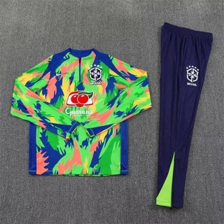 Sweat zippé Bresil+pantalon 2025-2026 multicouleur
