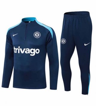 Sweat zippé Chelsea+pantalon bleu 2024/2025