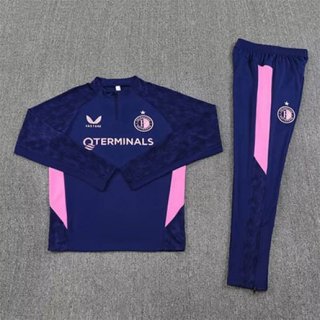 Sweat zippé Feyenoord pantalon 2025-26 bleu rose