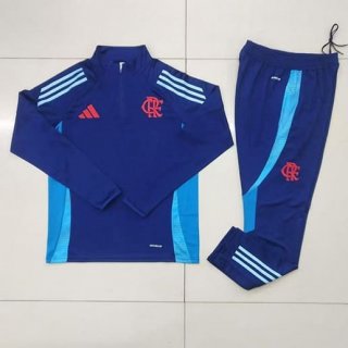 Sweat zippé Flamengo bleu+pantalon 2025-2026