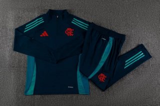 Sweat zippé Flamengo+pantalon bleu 2025-2026