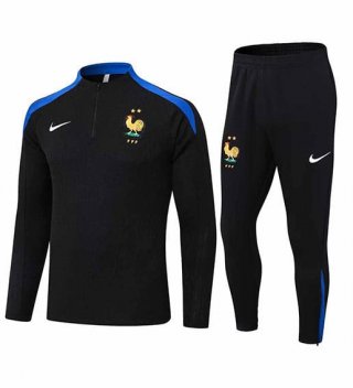 Sweat zippé France+pantalon noir 2024/2025