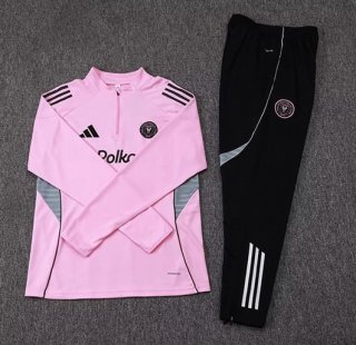 Sweat zippé Inter Miami blanc+pantalon rose noir 2025-2026