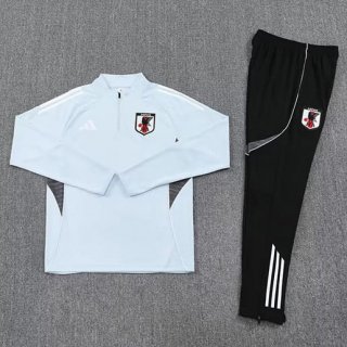 Sweat zippé Japan blanc+pantalon noir 2025/2026