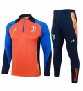 Sweat zippé Juventus+pantalon orange bleu 2024/2025