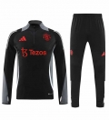 Sweat zippé Manchester United+pantalon noir 2024/2025