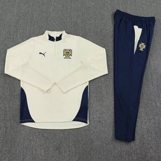 Sweat zippé Marseille pantalon 2025-26 beige bleu