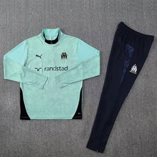 Sweat zippé Marseille pantalon 2025-26 vert bleu