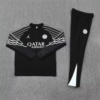 Sweat zippé PSG+pantalon noir 2025-2026