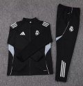 Sweat zippé Real Madrid blanc+pantalon noir 2025-2026