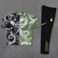 Sweat zippé Real Madrid noir vert+pantalon 2025/2026