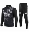 Sweat zippé Real Madrid+pantalon noir 2024/2025