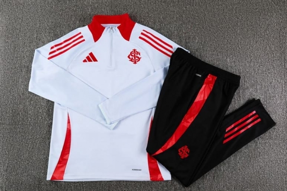 Sweat zippé SC Internacional+pantalon gris noir 2025-2026