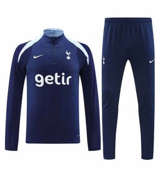 Sweat zippé Tottenham+pantalon bleu 2024/2025