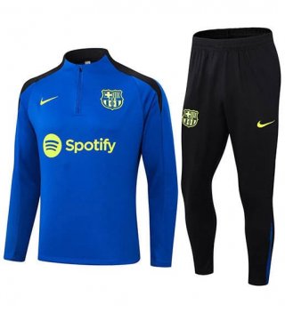 Sweat zippé Barcelone+pantalon 2024/25 bleu