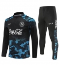 Sweat zippé Napoli+pantalon bleu noir 2024/2025