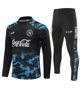 Sweat zippé Napoli+pantalon bleu noir 2024/2025