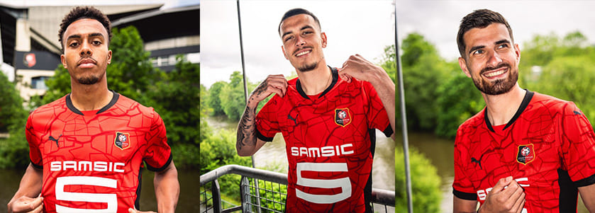 Maillot de football Stade Rennais 2024 2025