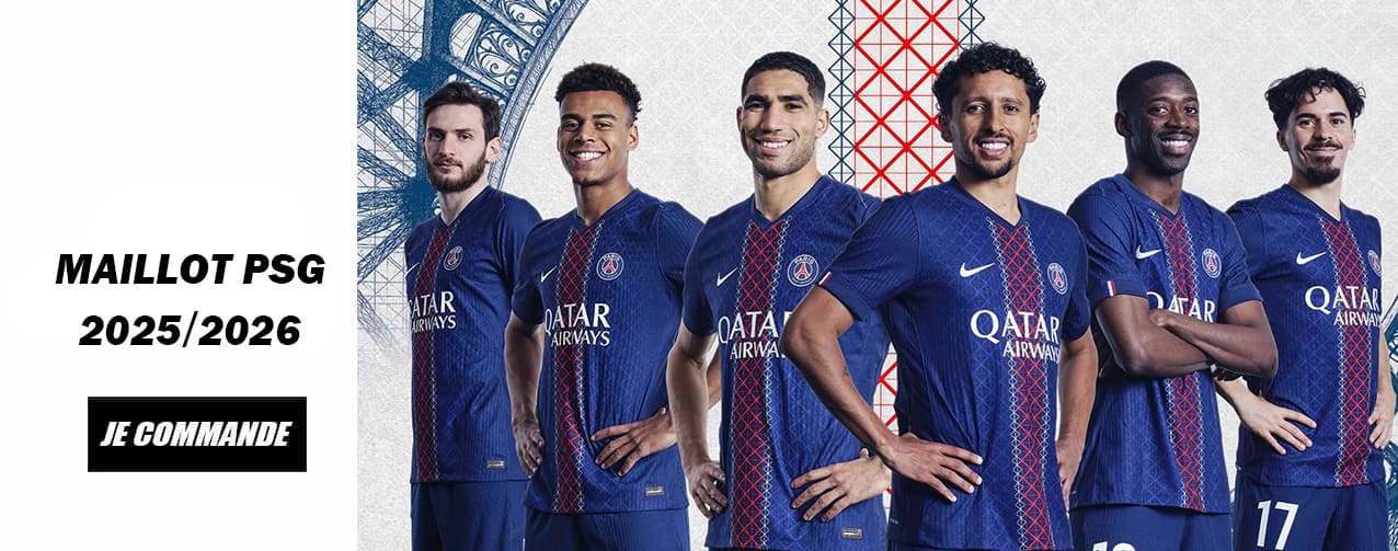 Maillots PSG 2025-2026 pas cher